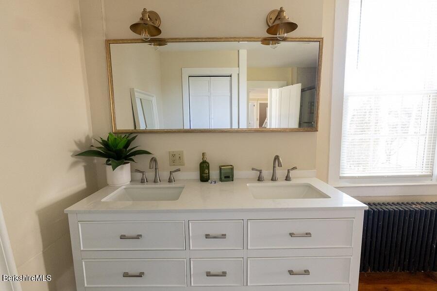 10 Goodell Road Lanesborough, MA 01237 - Photo 25 of 67 a bathroom with a sink a vanity and a mirror
