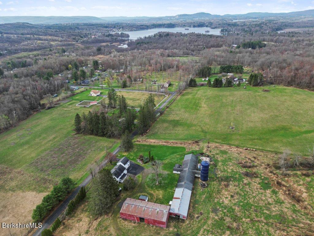 10 Goodell Road Lanesborough, MA 01237 - Photo 52 of 67 an aerial view of residential houses with outdoor space and trees