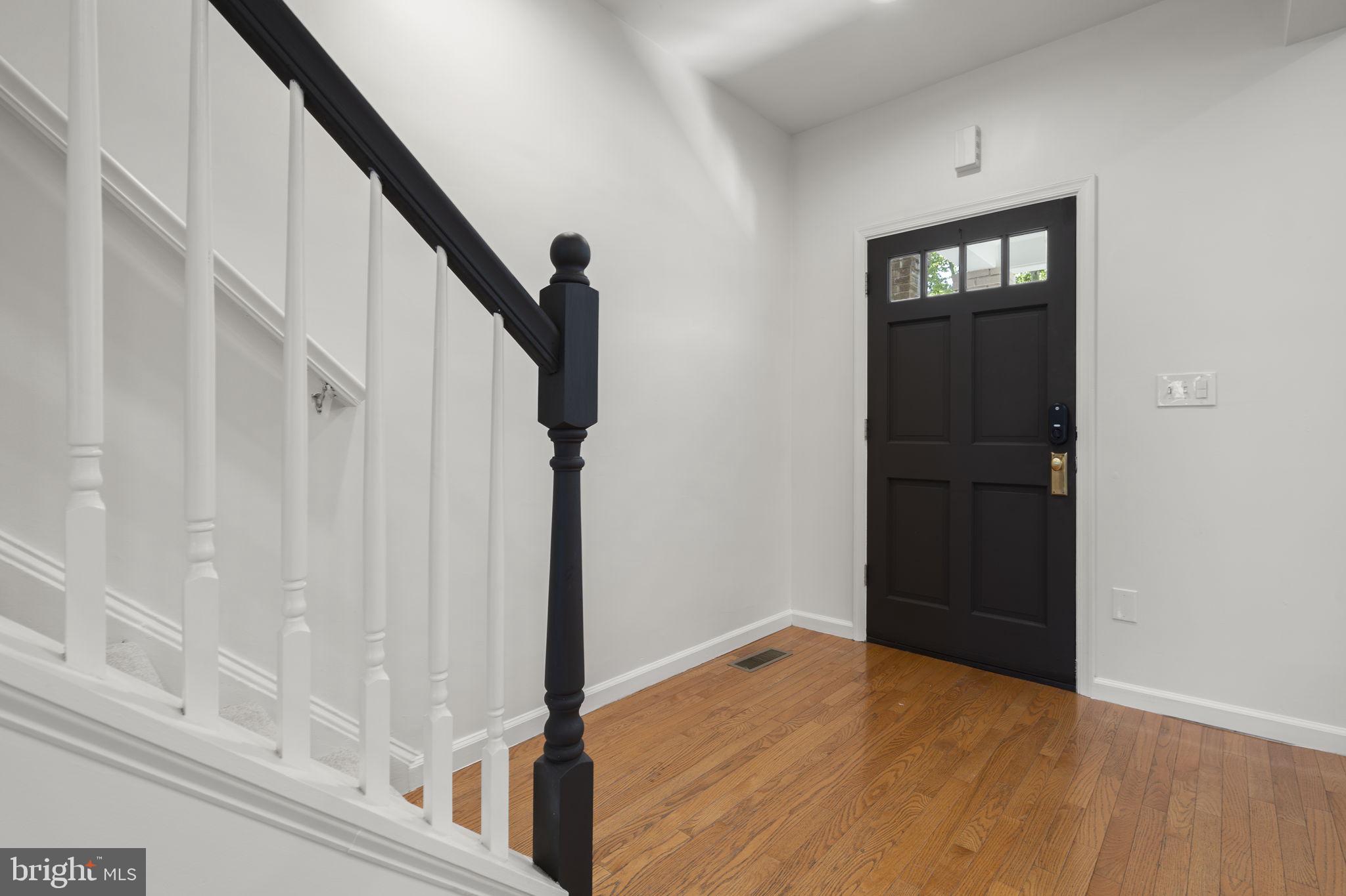 1712 M Street Northeast Washington, DC 20002 - Photo 12 of 38 a view of an entryway with staircase
