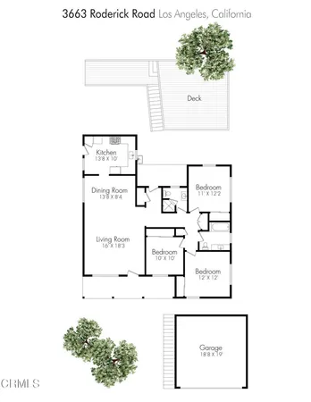 $999,000 | 3663 Roderick Road, Los Angeles, CA 90065