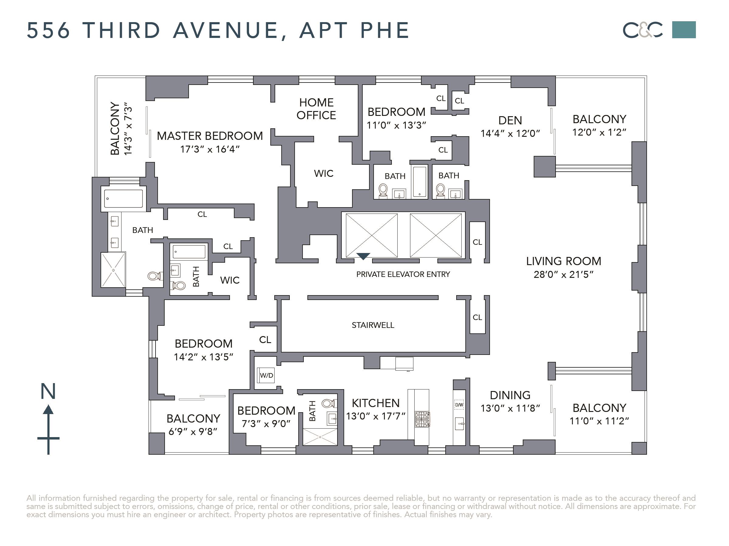 556 3rd Avenue, Unit PHE Manhattan, NY 10016 - Photo 38 of 39