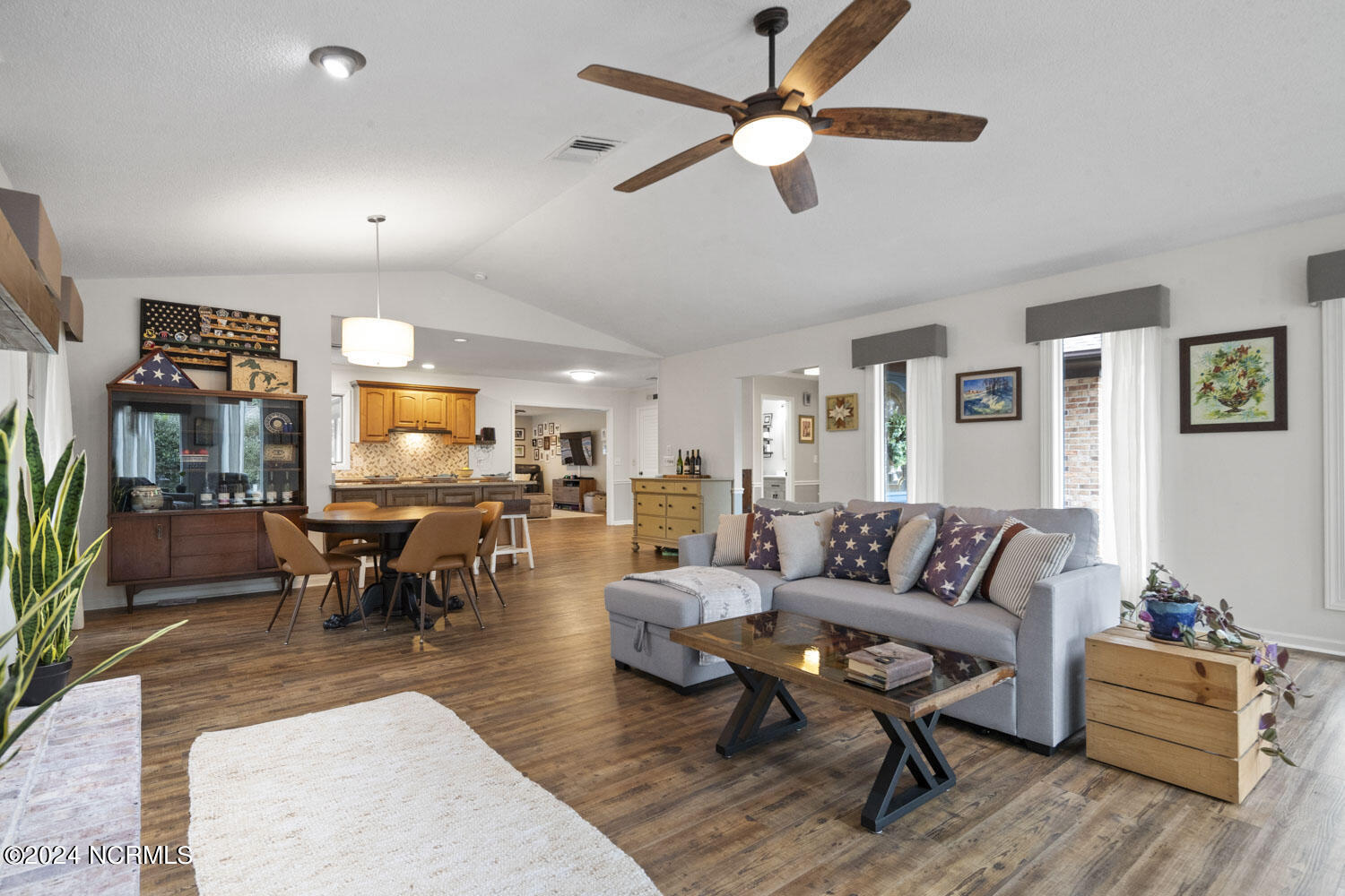 15 Pine Meadows Road Pinehurst, NC 28374 - Photo 4 of 18 High ceiling's, tall windows & beaming natural light throughout