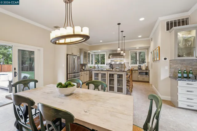 a close view of a stove and white cabinets with wooden floor