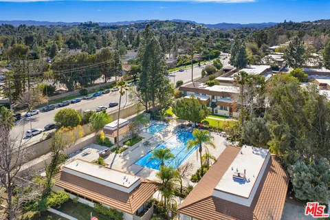 a view of a city with tall buildings