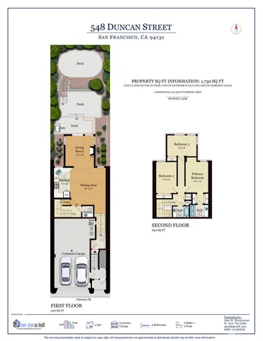 $1,849,000 | 548 Duncan Street, Unit 101, San Francisco, CA 94131