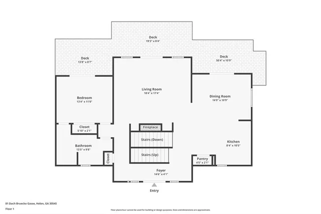$649,900 | 81 Dach Bruecke Gasse, Helen, GA 30545