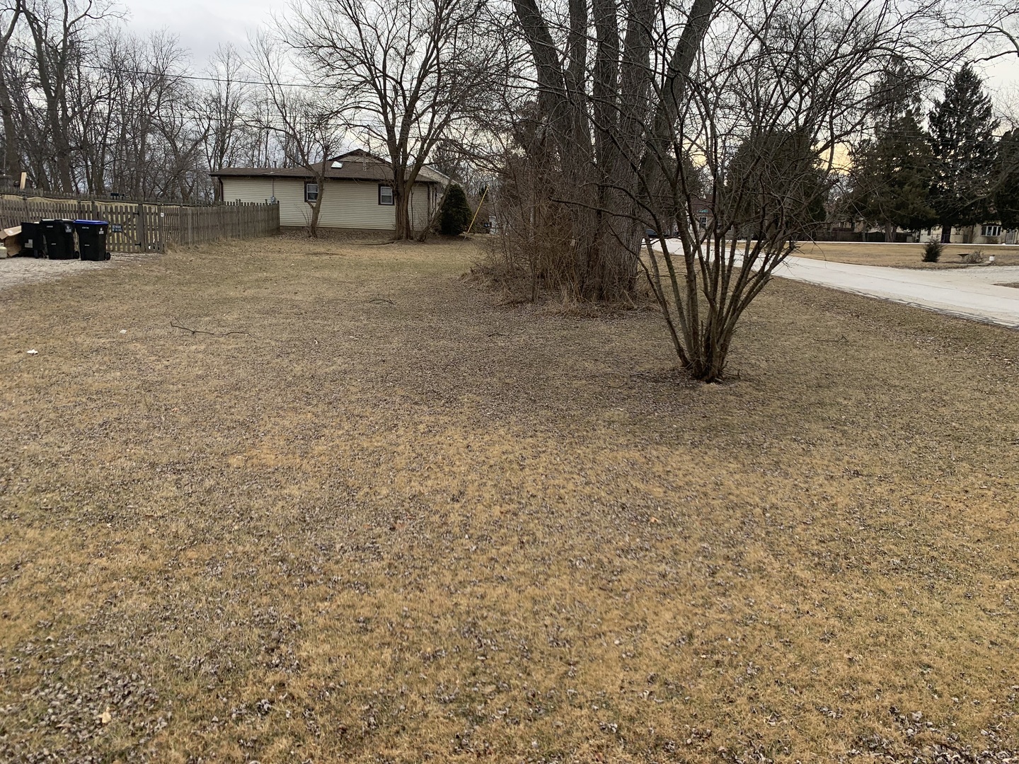 a view of outdoor space with trees