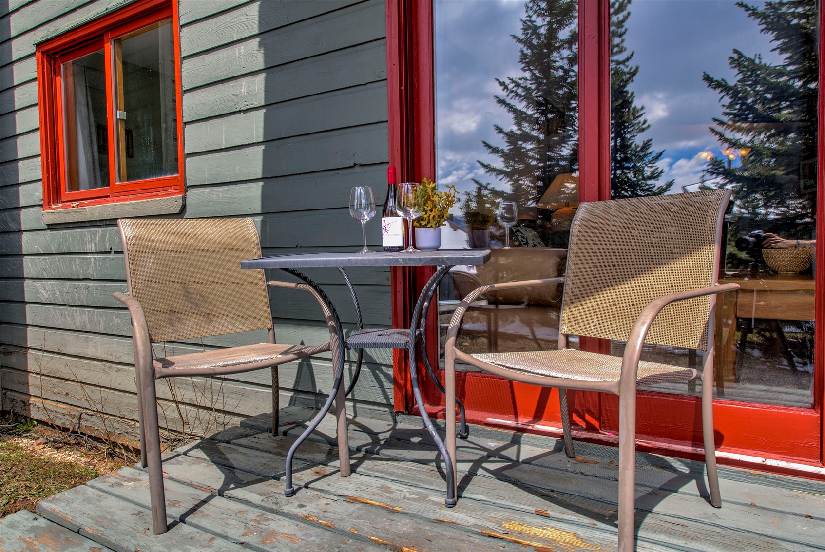 94300 Ryan Gulch Road, Unit 301 Silverthorne, CO 80498 - Photo 18 of 35 a view of balcony and patio