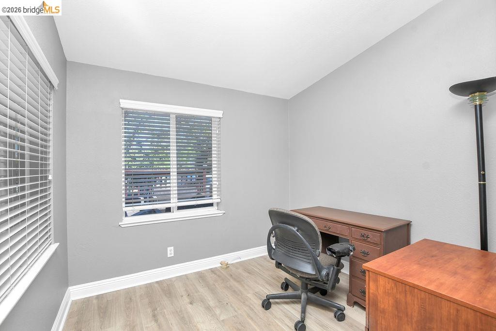 4229 Briones Valley Road Brentwood, CA 94513 - Photo 26 of 37 Office area featuring light wood-type flooring and lofted ceiling