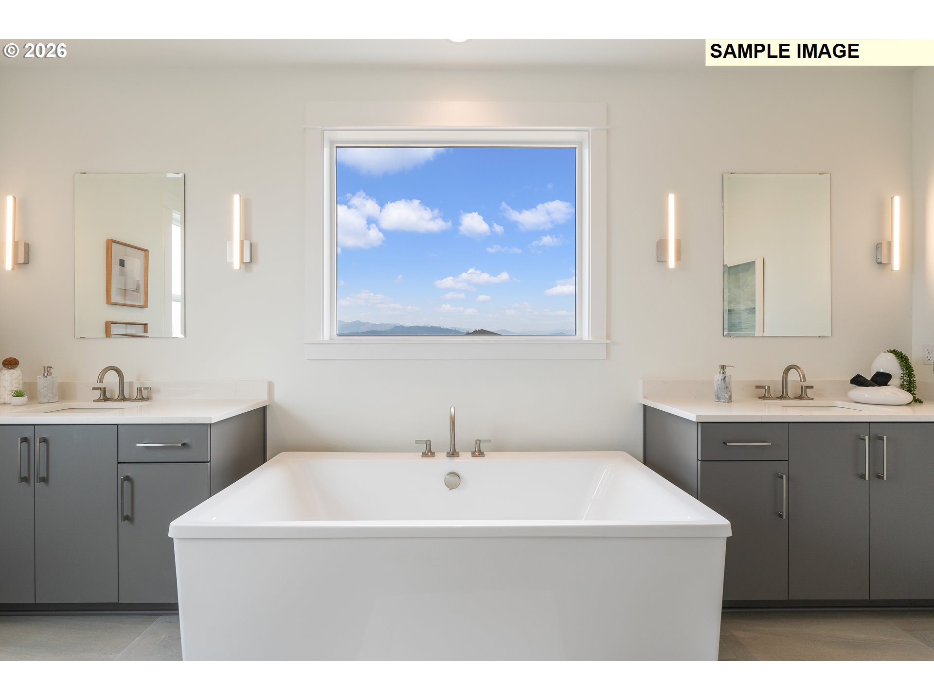 3800 South 16th Way, Unit L5 Ridgefield, WA 98642 - Photo 19 of 48 a bathroom with a sink and a mirror