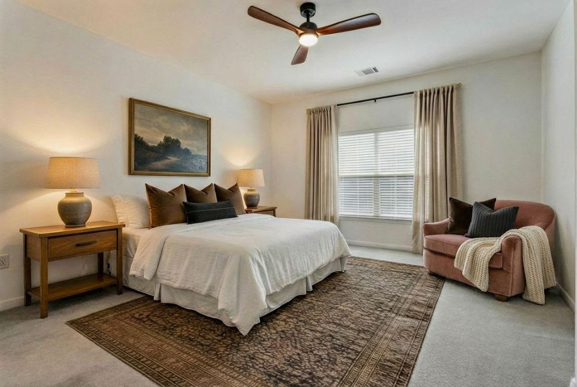 5515 Davis Lane, Unit 52 Austin, TX 78749 - Photo 15 of 30 a bedroom with a bed and window