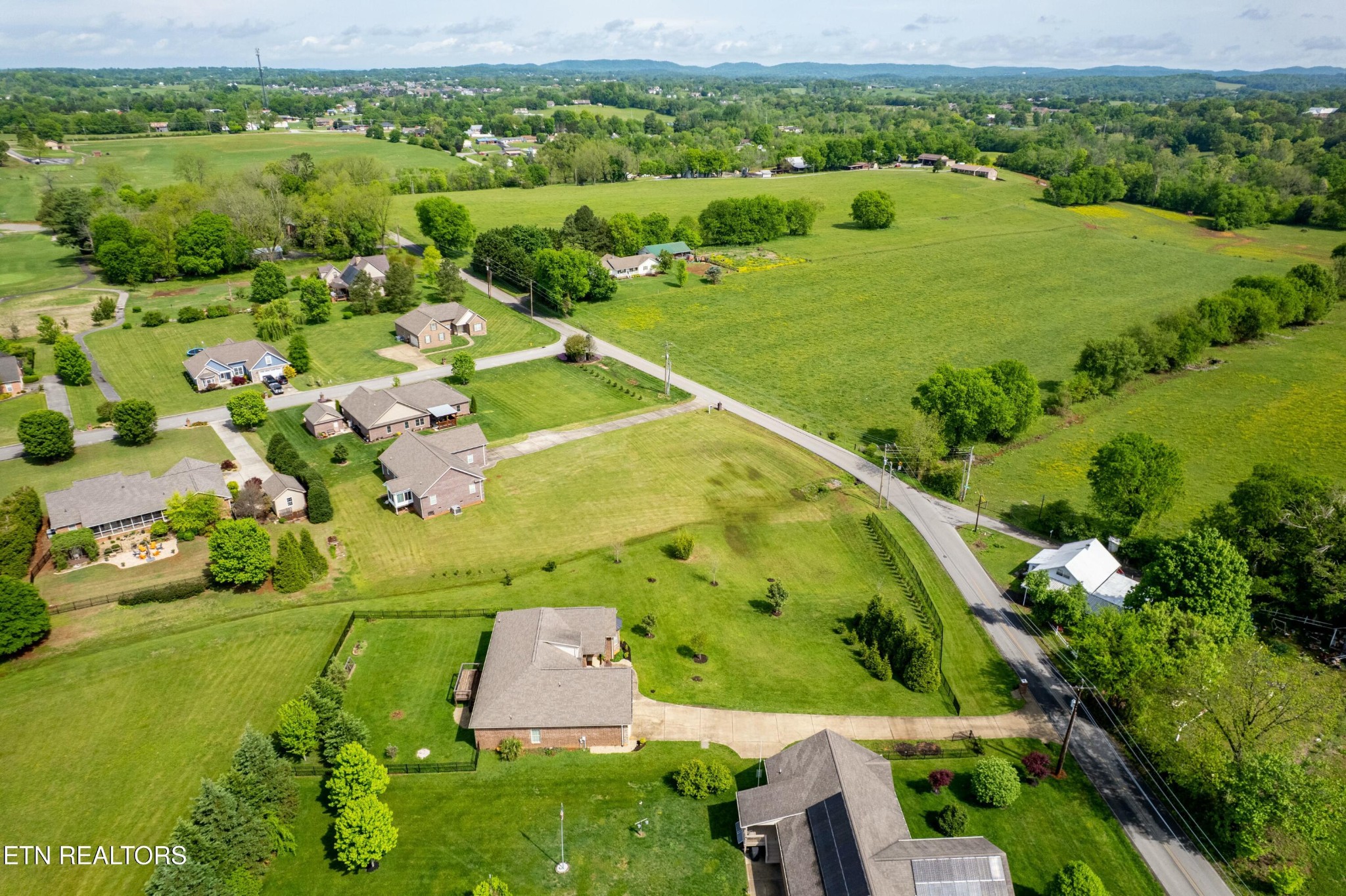 402 Lee Lambert Road Maryville, TN 37803 - Photo 33 of 41 an aerial view of a residential houses with outdoor space and trees all around