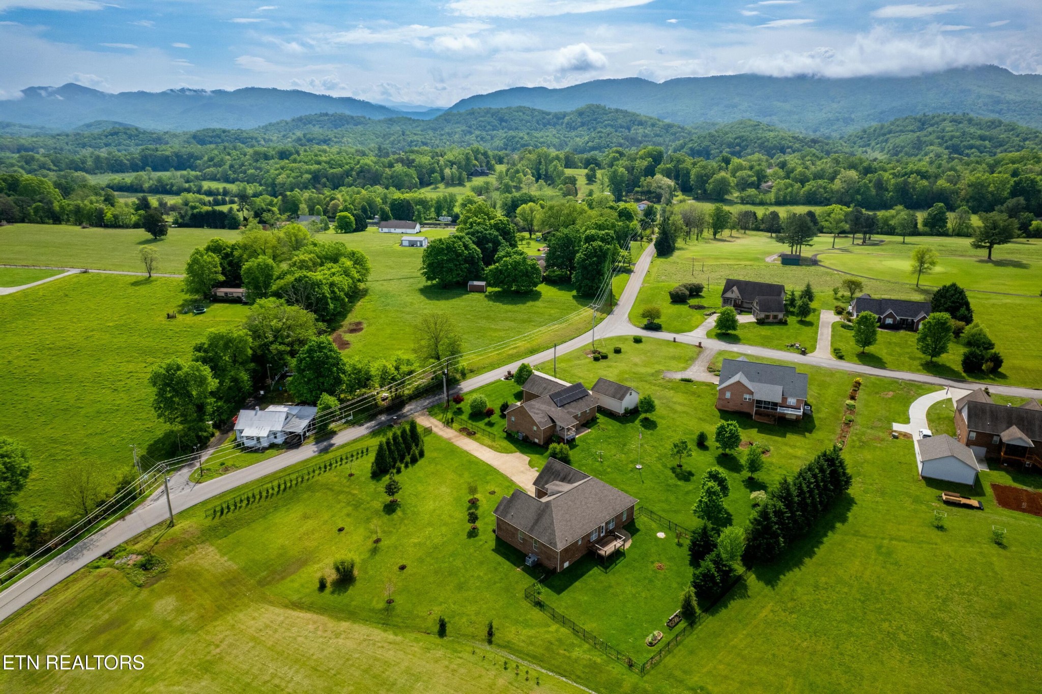 402 Lee Lambert Road Maryville, TN 37803 - Photo 37 of 41 a view of a lush green hillside and houses