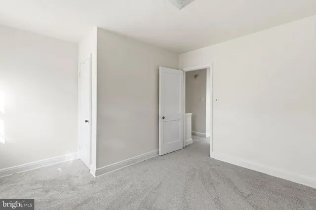 a view of an empty room