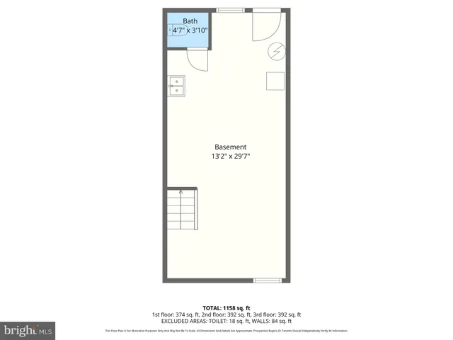 a picture of a bench in front of a wall