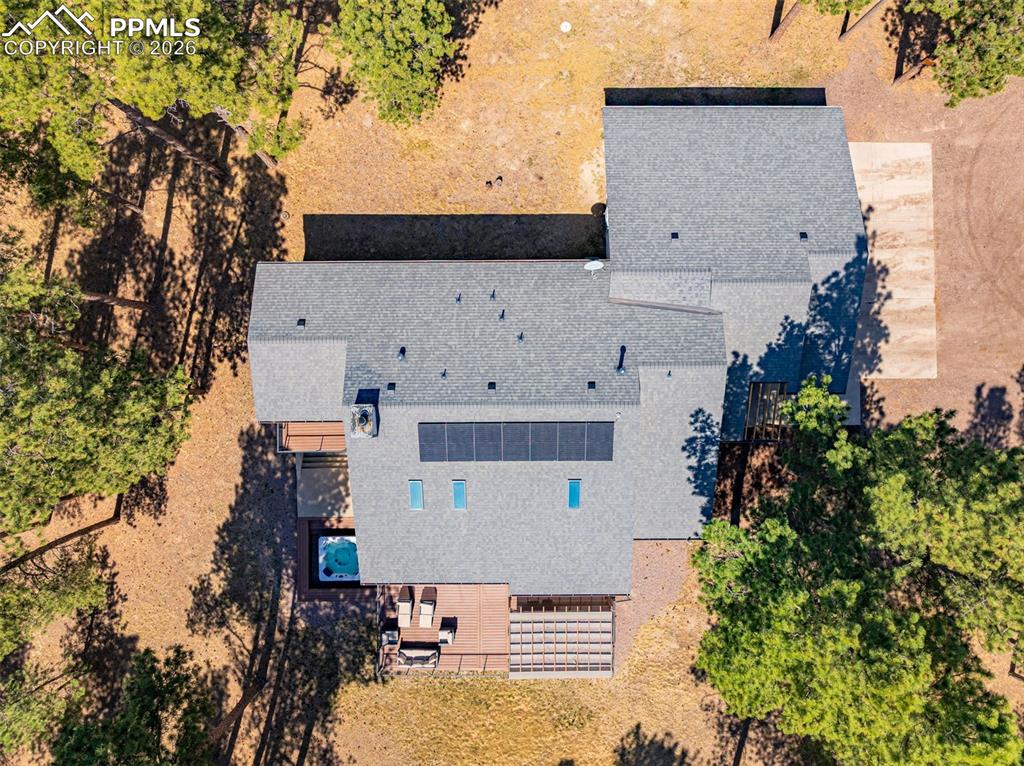 15520 Bar X Road Colorado Springs, CO 80908 - Photo 49 of 50 an aerial view of residential houses with outdoor space
