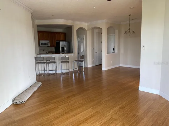 wooden floor in a room