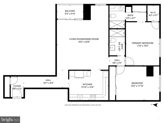 $565,000 | 4601 North Park Avenue, Unit 1118, Chevy Chase, MD 20815