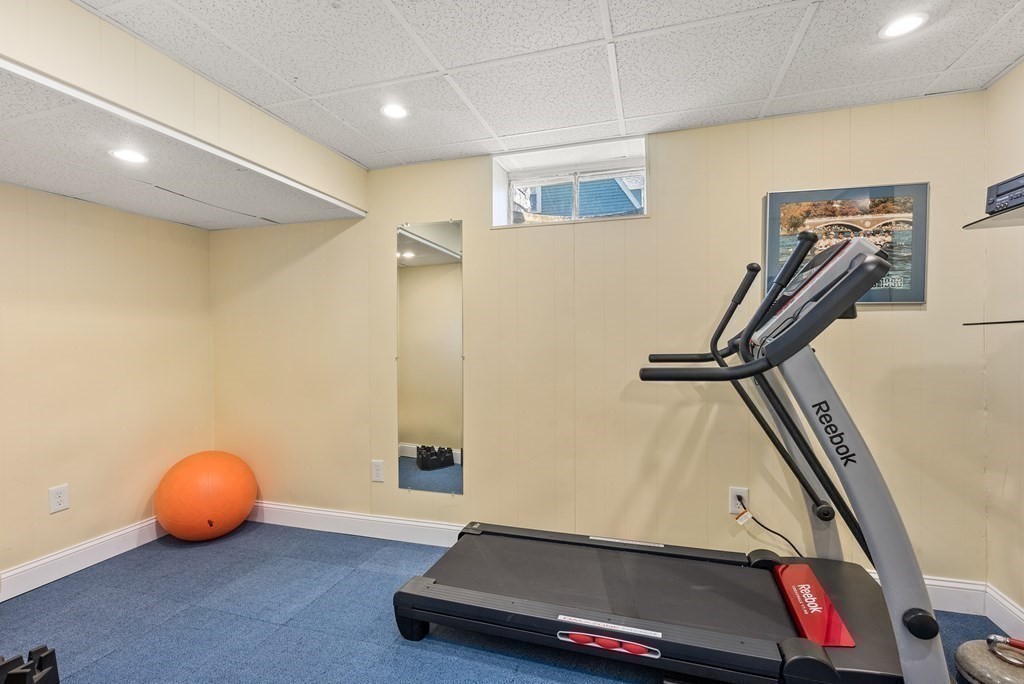 10 Meadowbrook Road Wellesley, MA 02481 - Photo 29 of 40 a room with gym equipment
