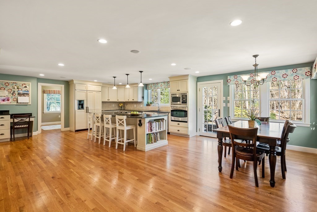 10 Meadowbrook Road Wellesley, MA 02481 - Photo 3 of 40 a view of a dining room with furniture and wooden floor