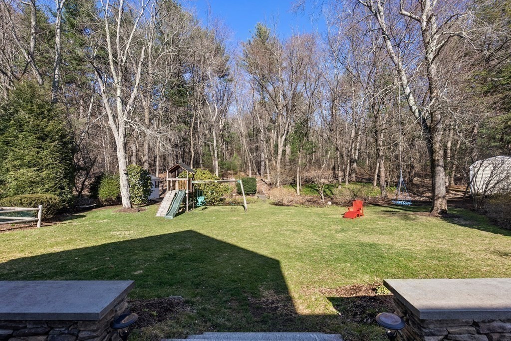 10 Meadowbrook Road Wellesley, MA 02481 - Photo 39 of 40 a view of a backyard with swimming pool
