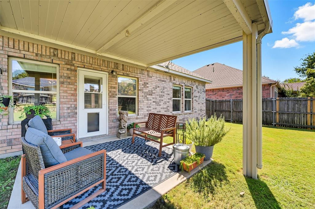 308 Sheridan Road Oak Point, TX 75068 - Photo 24 of 32 View of patio / terrace with an outdoor living space