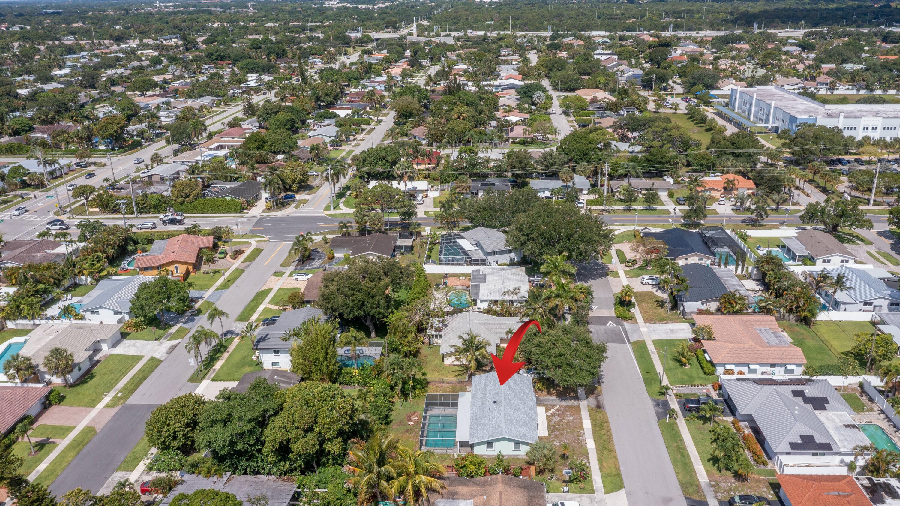 1166 Southwest 4th Street Boca Raton, FL 33486 - Photo 27 of 38 006_Aerial Looking West