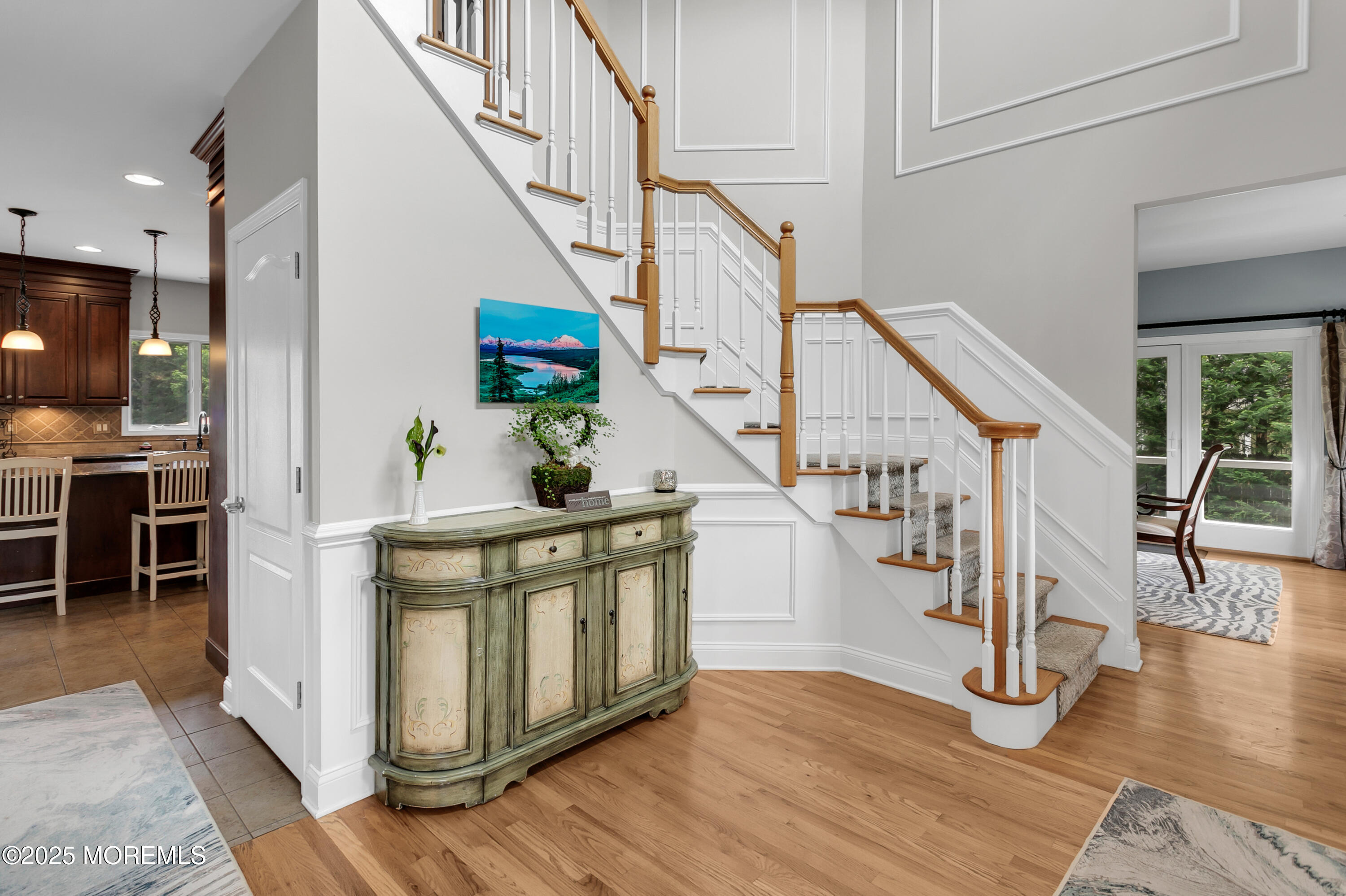 529 Woodview Road Toms River, NJ 08755 - Photo 12 of 85 a view of entryway and hall with wooden floor