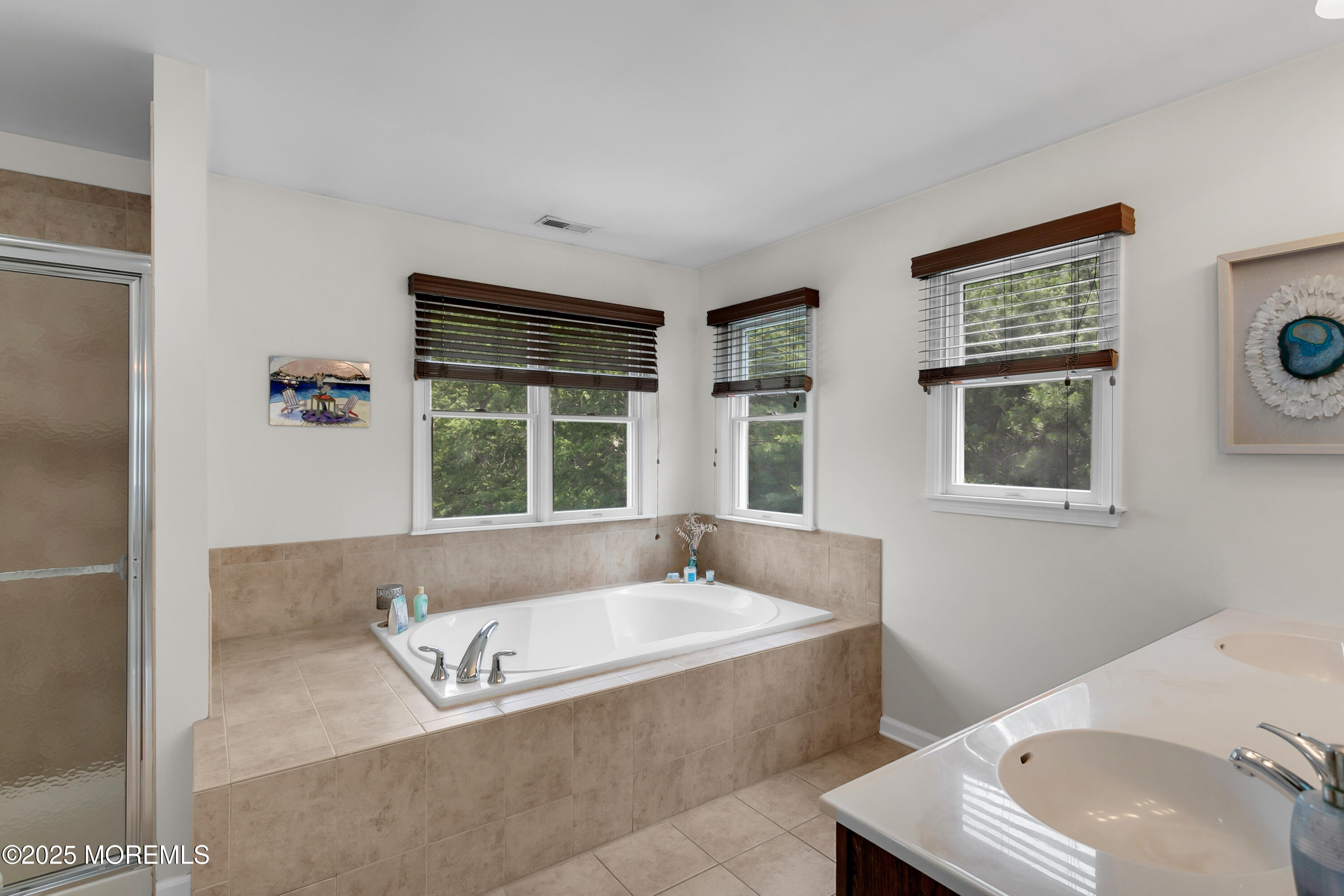 529 Woodview Road Toms River, NJ 08755 - Photo 33 of 85 a bath tub sitting in a bathroom next to a window