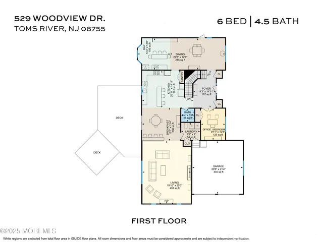 $1,385,000 | 529 Woodview Road, Toms River, NJ 08755