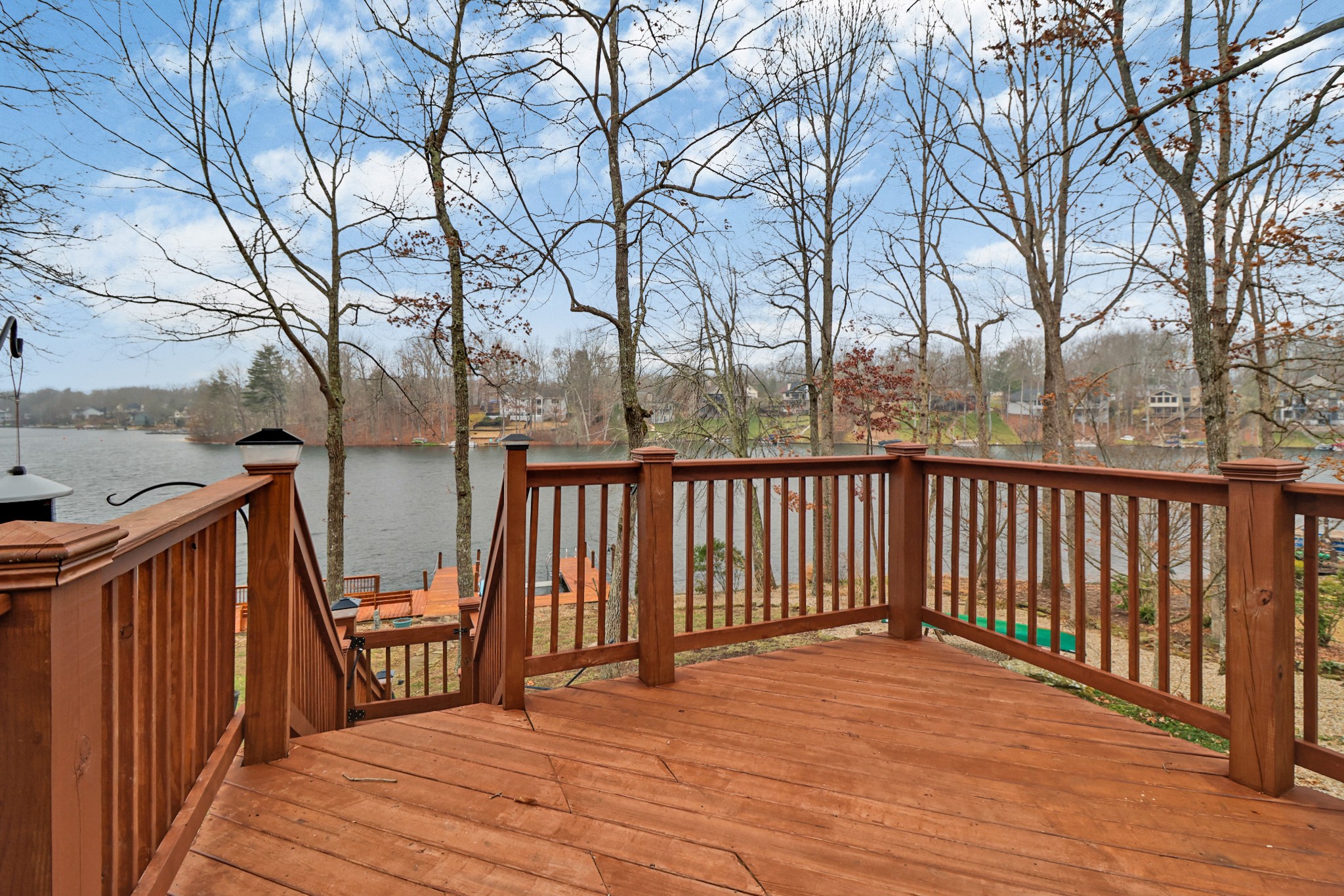 138 Rutgers Circle Crossville, TN 38558 - Photo 42 of 45 a view of a balcony with wooden floor and fence