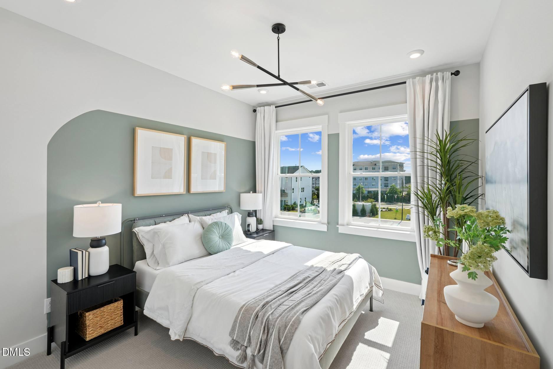 2035 Trident Maple Lane Chapel Hill, NC 27517 - Photo 14 of 37 13. Twinleaf Townes_Piper Model_Bedroom