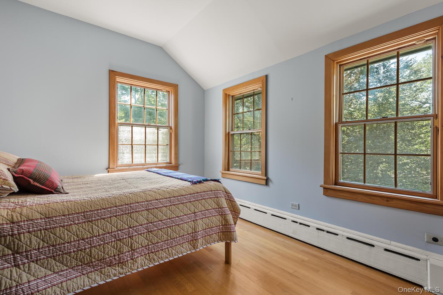 81 Glendale Road Ossining, NY 10562 - Photo 20 of 37 Bedroom featuring lofted ceiling, and light wood flooring