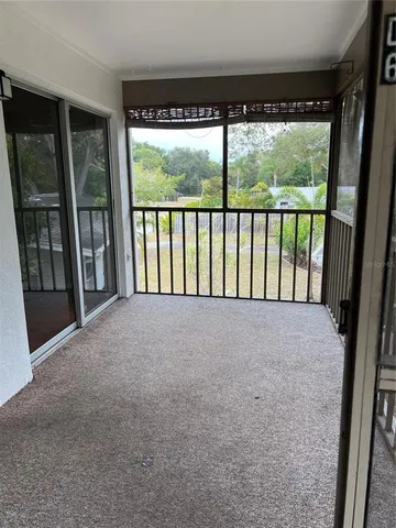 a view of large room with front door