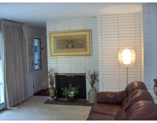 21 Irving Road Natick, MA 01760 - Photo 3 of 13 a living room with furniture and a fireplace