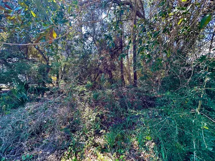 a view of a balcony with floor to ceiling windows and wooden fence