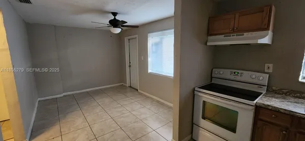 a kitchen with a stove