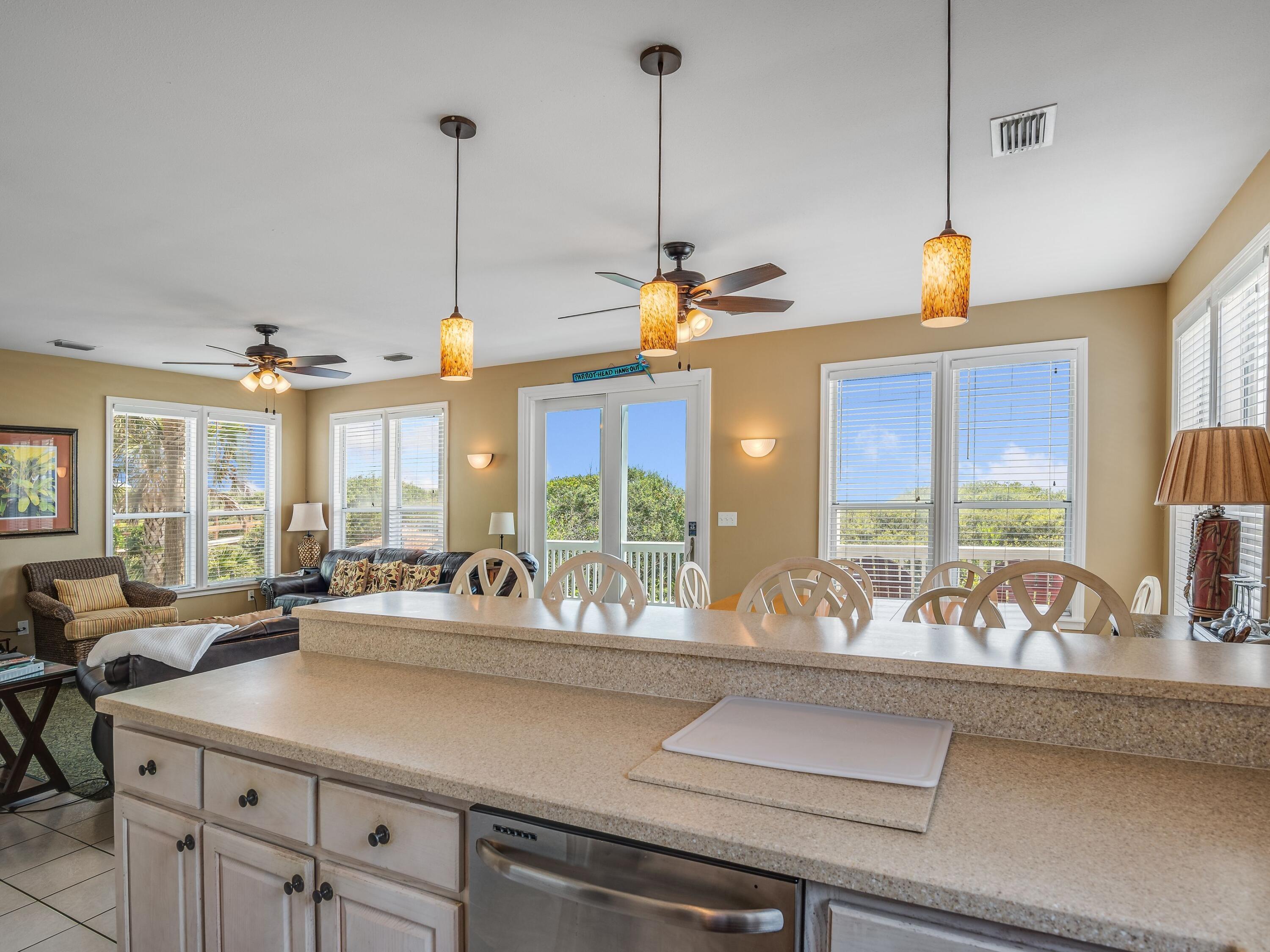 477 Old Beach Road Santa Rosa Beach, FL 32459 - Photo 14 of 35 a kitchen with sink and window
