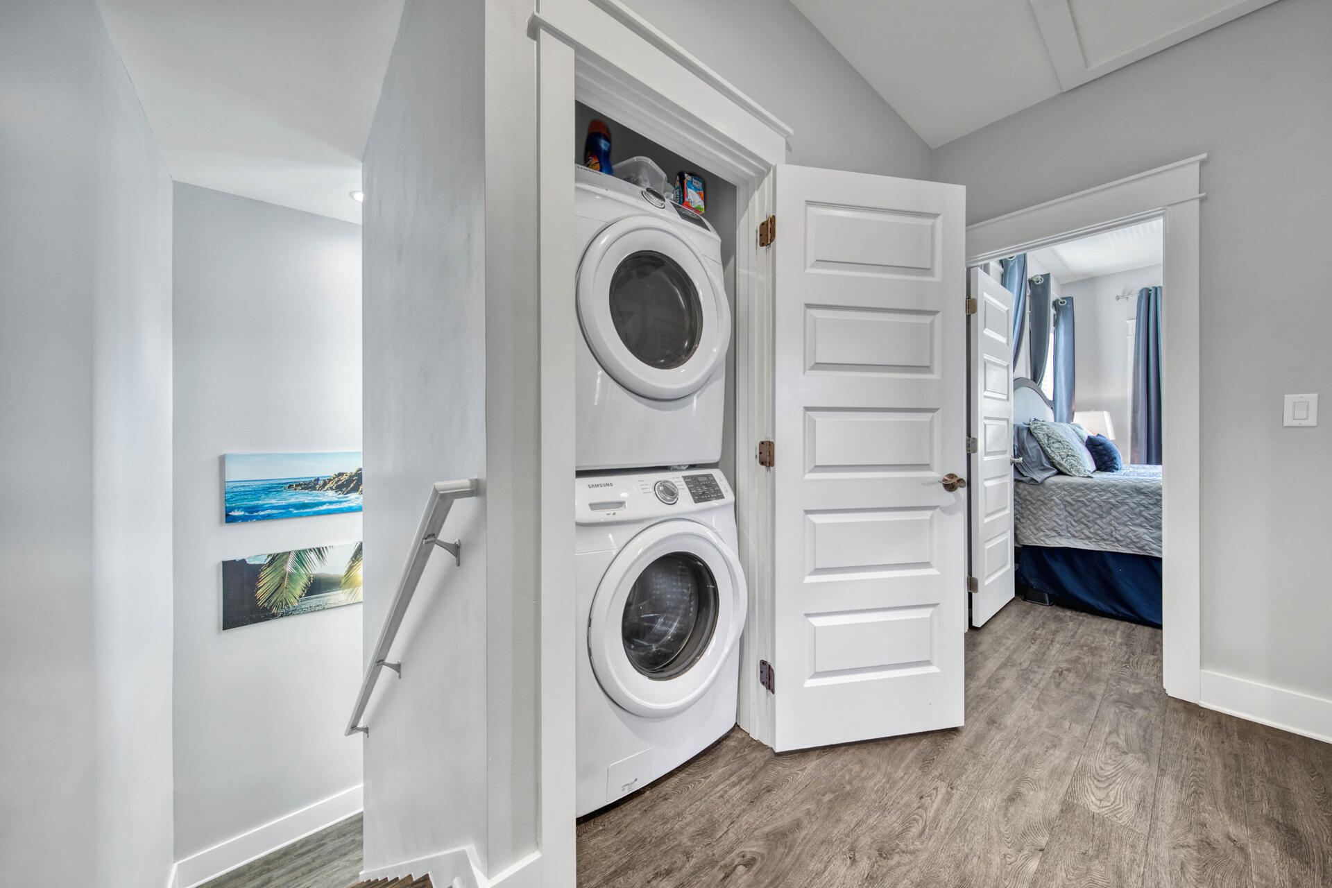 56 Abbey Road Santa Rosa Beach, FL 32459 - Photo 23 of 40 a utility room with dryer and washer