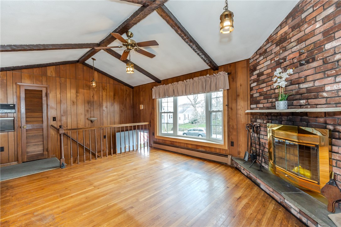 185 Parkside Avenue Pawtucket, RI 02861 - Photo 7 of 31 Living room with vaulted ceilings