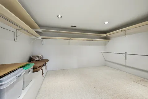 a room with storage and utility