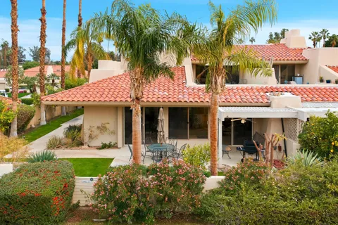 a view of a house with a patio