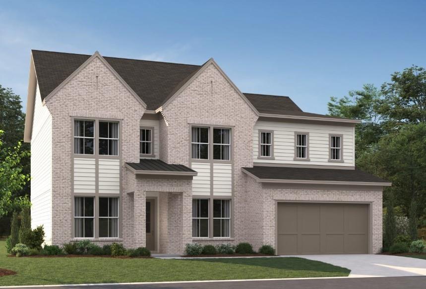 4499 Encore Park Crossing Duluth, GA 30097 - Photo 1 of 1 a front view of a house with yard and garage