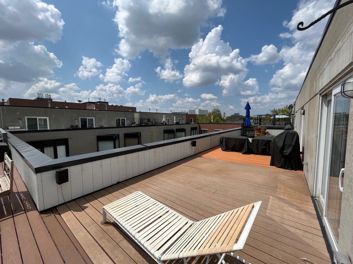 1246 West Cottage Place Chicago, IL 60607 - Photo 14 of 16 a view of a terrace with sky view