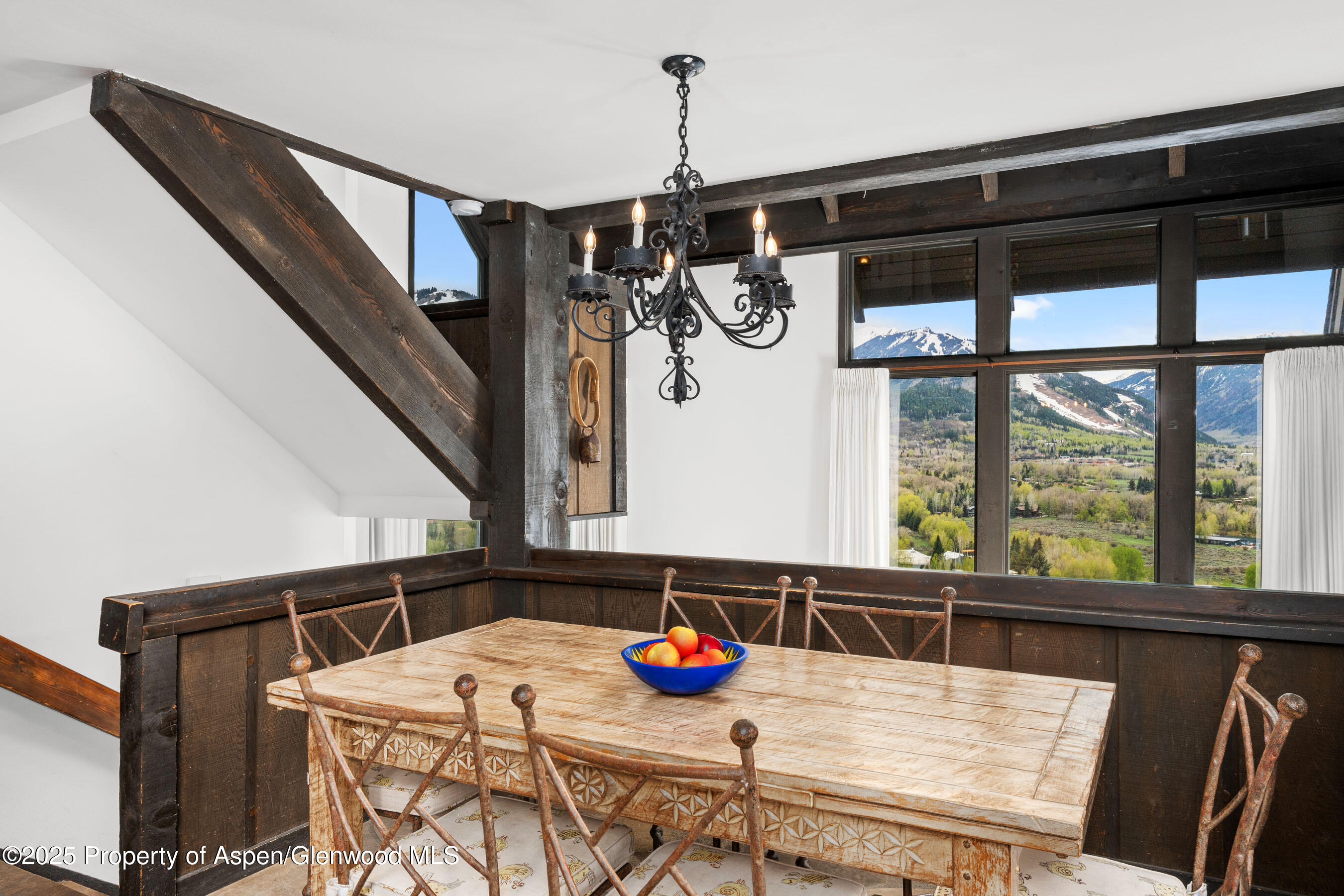 162 Bennett Bench Road Aspen, CO 81612 - Photo 18 of 46 a view of dining room and furniture