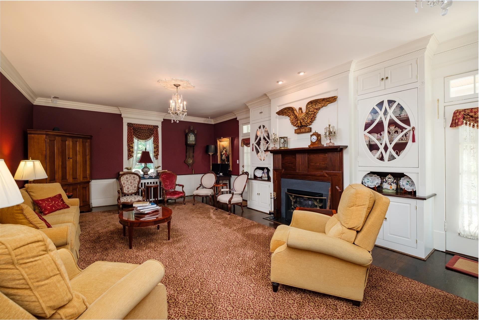 1739 Barterbrook Road Staunton, VA 24401 - Photo 24 of 74 a living room with furniture fireplace and a window