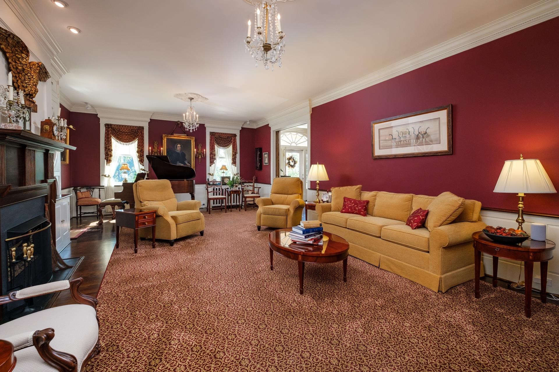 1739 Barterbrook Road Staunton, VA 24401 - Photo 26 of 74 a living room with furniture and a lamp