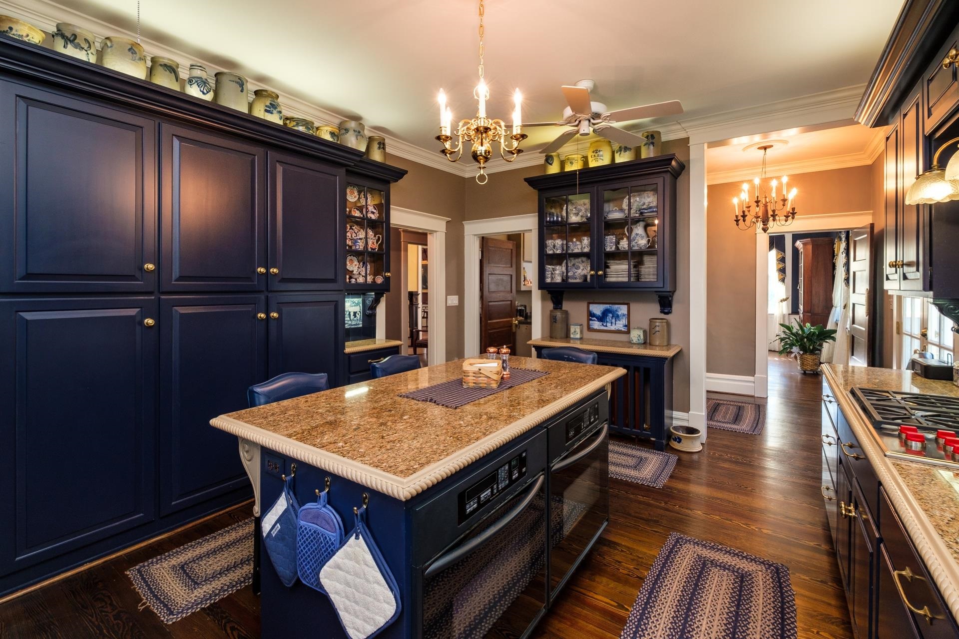 1739 Barterbrook Road Staunton, VA 24401 - Photo 38 of 74 a living room with hard wood flooring and a chandelier