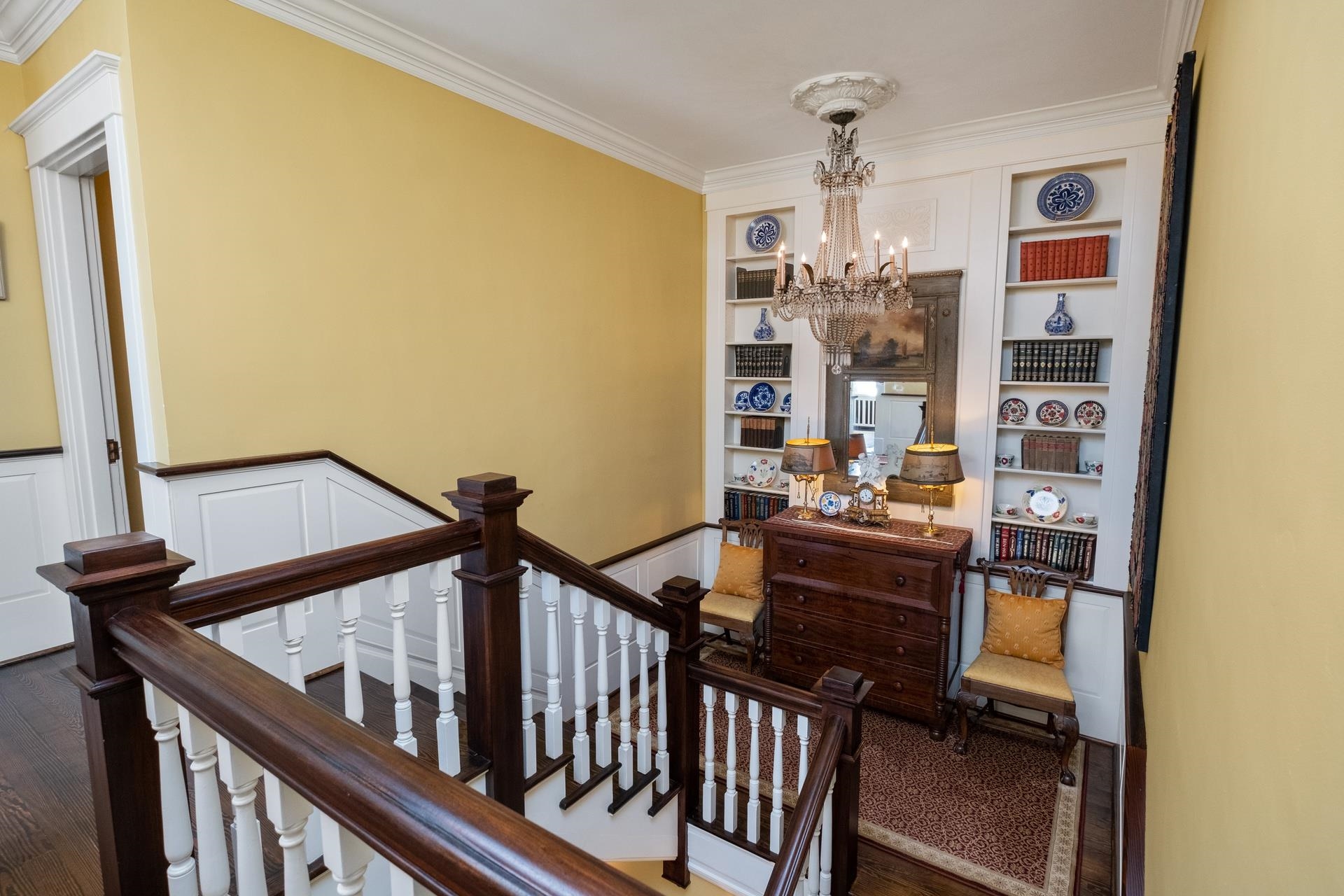 1739 Barterbrook Road Staunton, VA 24401 - Photo 48 of 74 a view of a hallway with furniture and chandelier