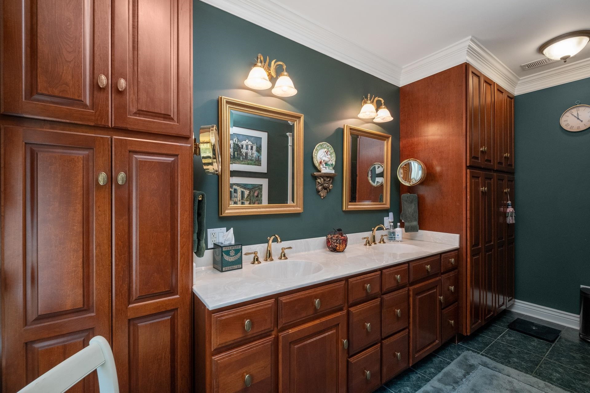 1739 Barterbrook Road Staunton, VA 24401 - Photo 51 of 74 a bathroom with a double vanity sink and a mirror